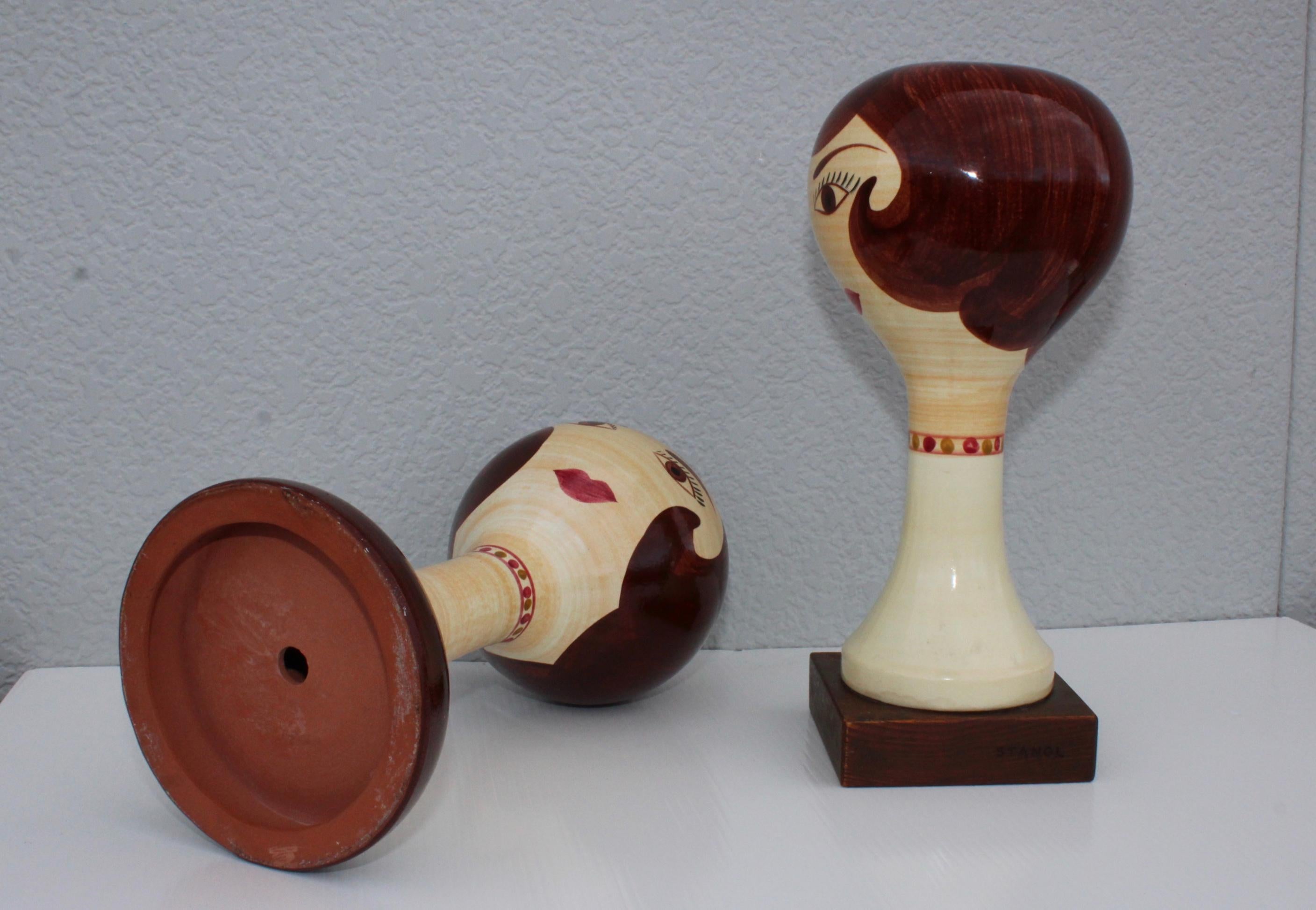 Stangl Pottery Modernist Hat Stands Collection 1