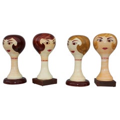 Vintage Stangl Pottery Modernist Hat Stands Collection