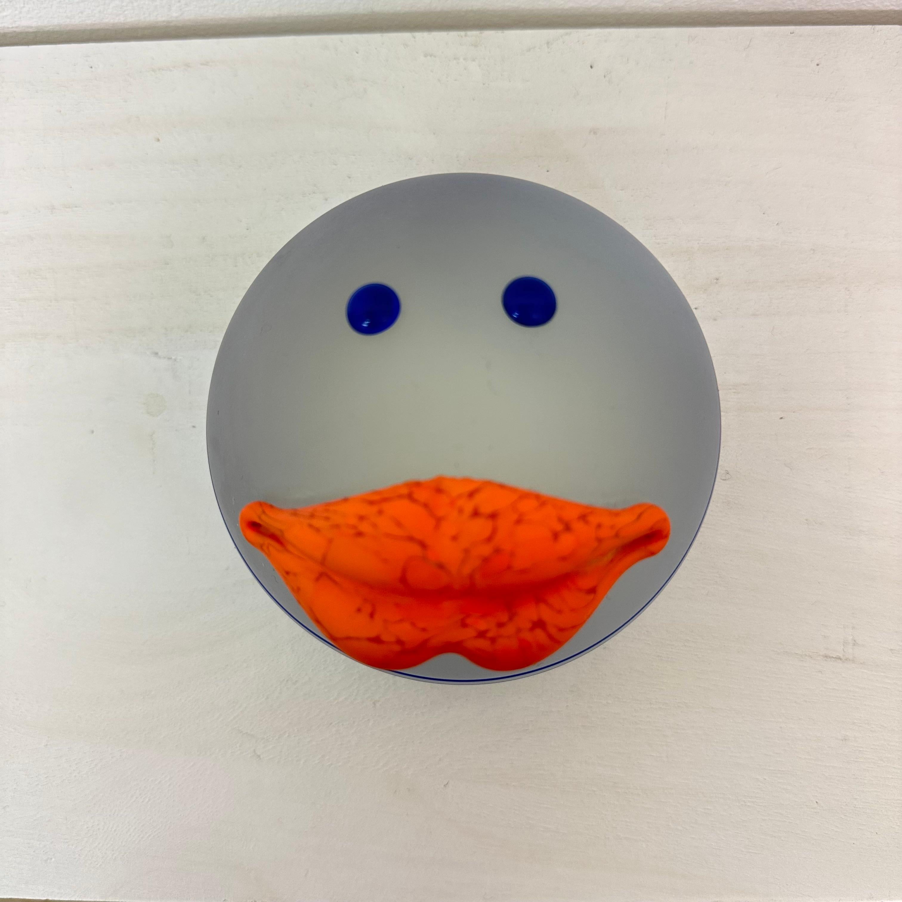 Stanisław Borowski Polish, Smiley Face Paperweight 7