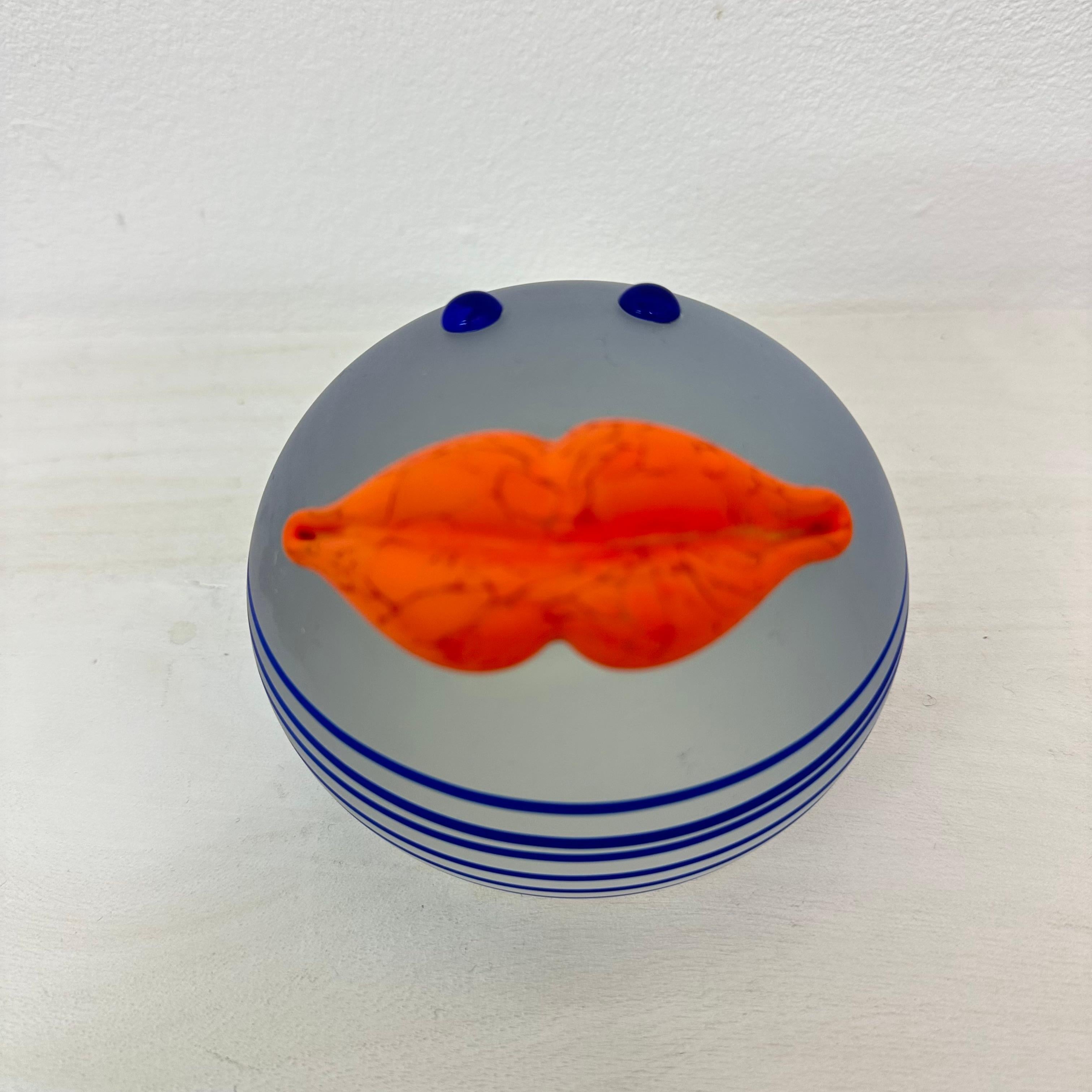 Stanisław Borowski Polish, Smiley Face Paperweight 10