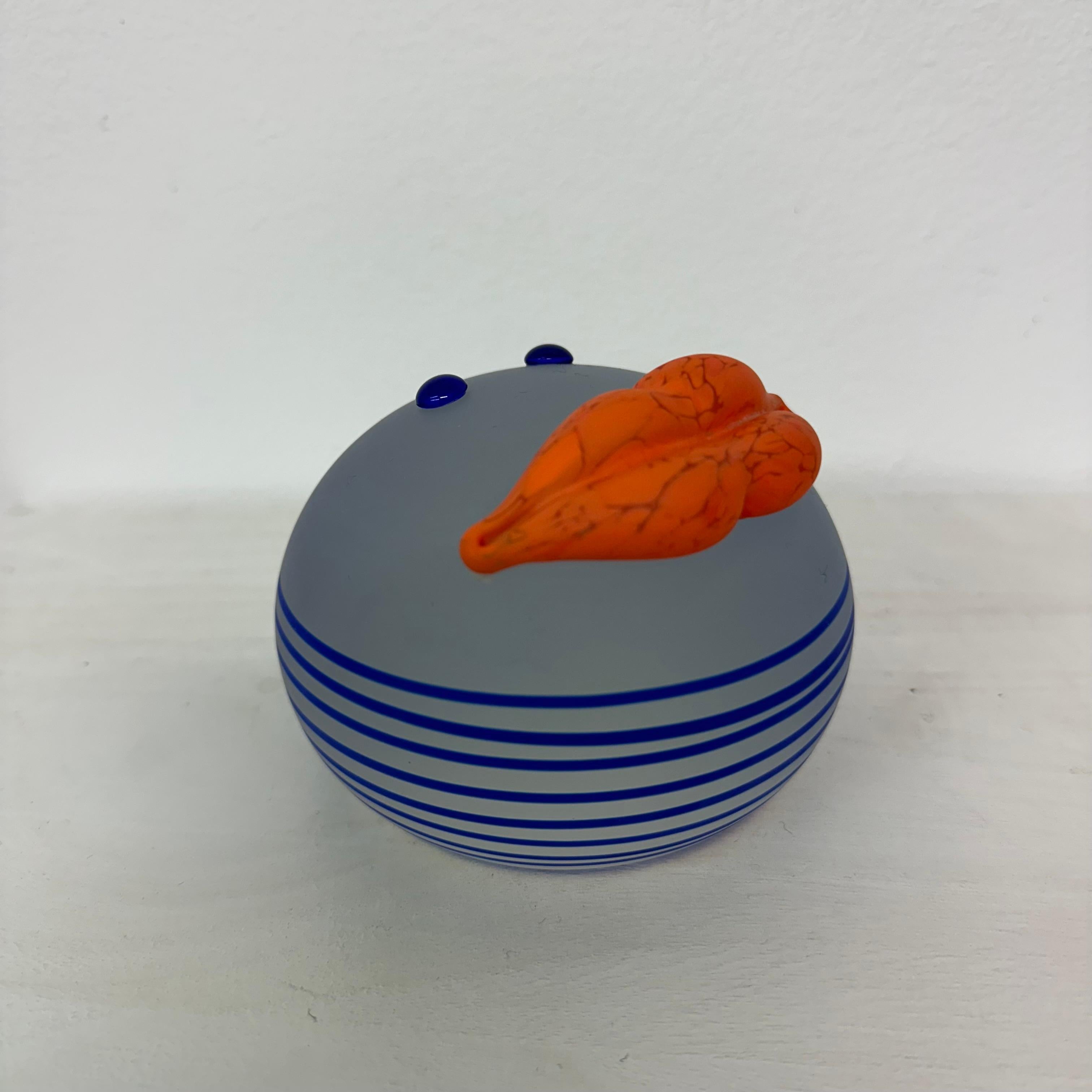 Late 20th Century Stanisław Borowski Polish, Smiley Face Paperweight