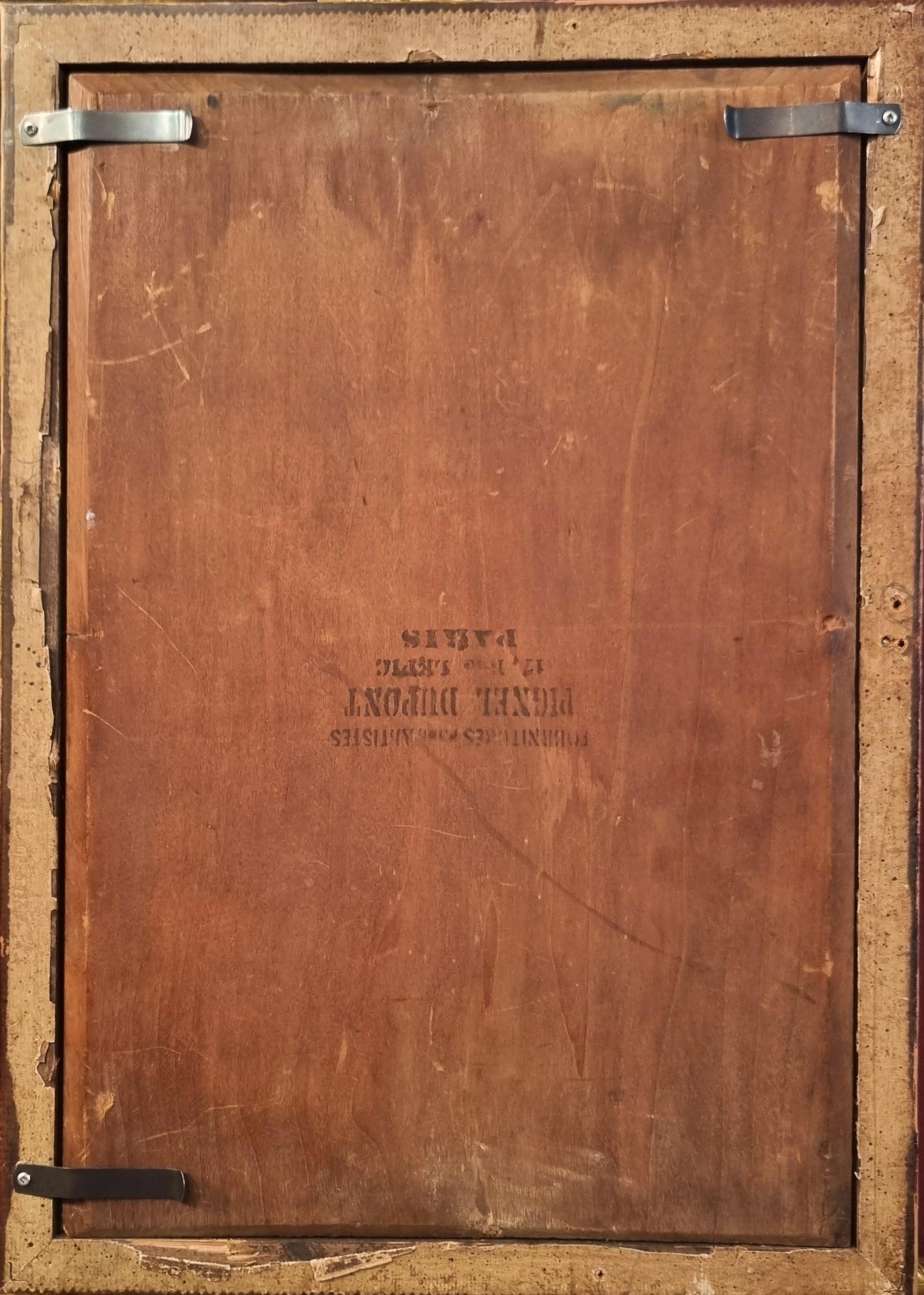 Französische impressionistische Malerei Kreis von Stanislas LEPINE Straße Montmartre 19. im Angebot 2