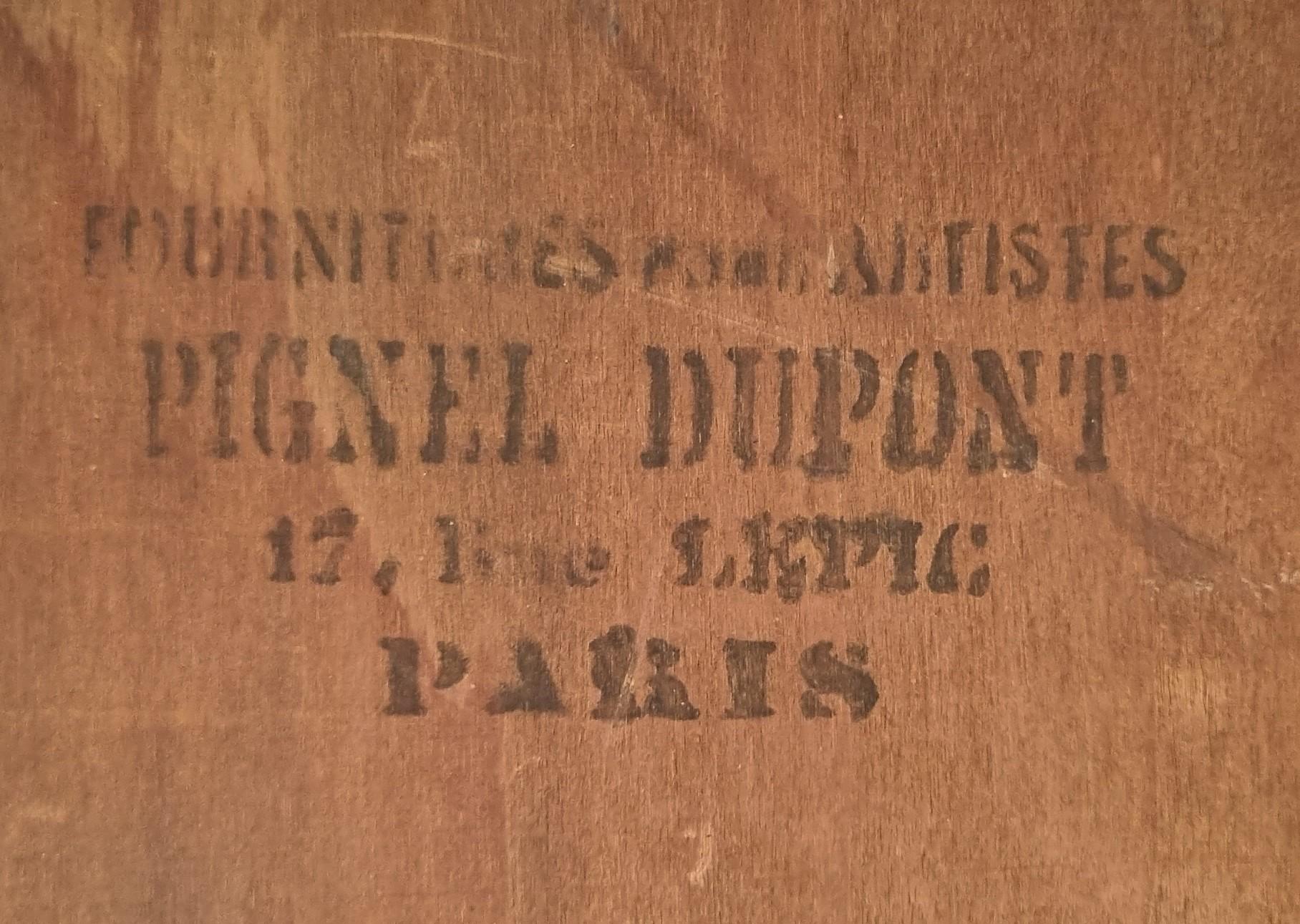 Französische impressionistische Malerei Kreis von Stanislas LEPINE Straße Montmartre 19. im Angebot 3