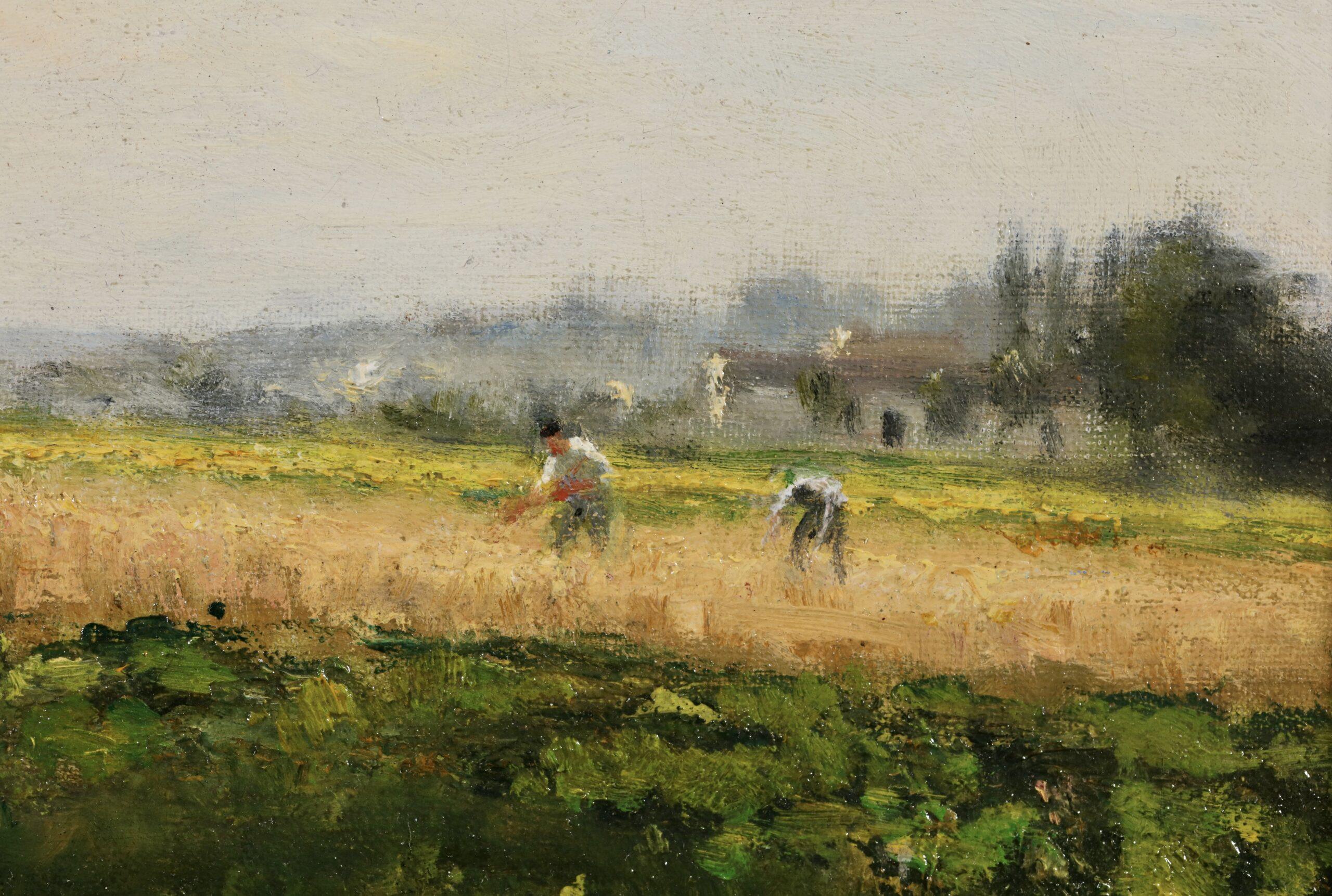 La Fernaison – Impressionistische Landschaft, Ölgemälde von Stanislas Lepine (Impressionismus), Painting, von Stanislas Victor Édouard Lépine