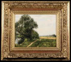 La Fernaison - Impressionist Landscape Oil Painting by Stanislas Lepine