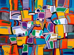 Imagination play-VI, Painting, Acrylic on Canvas