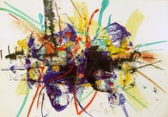 Improvisation-LI, Malerei, Acryl auf Papier