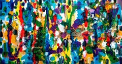 Jump session (Jazy)-XXIII, Gemälde, Acryl auf Leinwand
