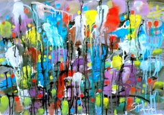 Just rainy-LVII, Painting, Acrylic on Paper