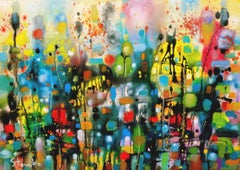 Just rainy-LXXXI, Painting, Acrylic on Canvas