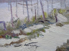 By the sea. 1980. Oil on canvas and cardboard, 39x55 cm