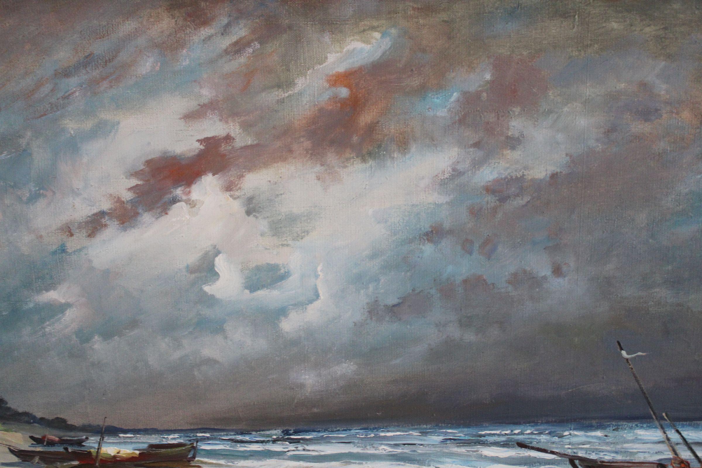 La tempesta è passata.  Olio su tela, 71x100 cm 2