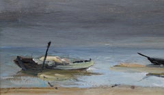 The storm is over  1986, oil on cardboard, 30x47.5 cm