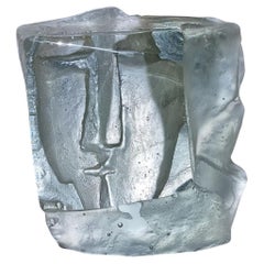 Stanislav Libensky et J Brychtova KISS  - SCULPTURE EN VERRE MOULÉ 1957-65