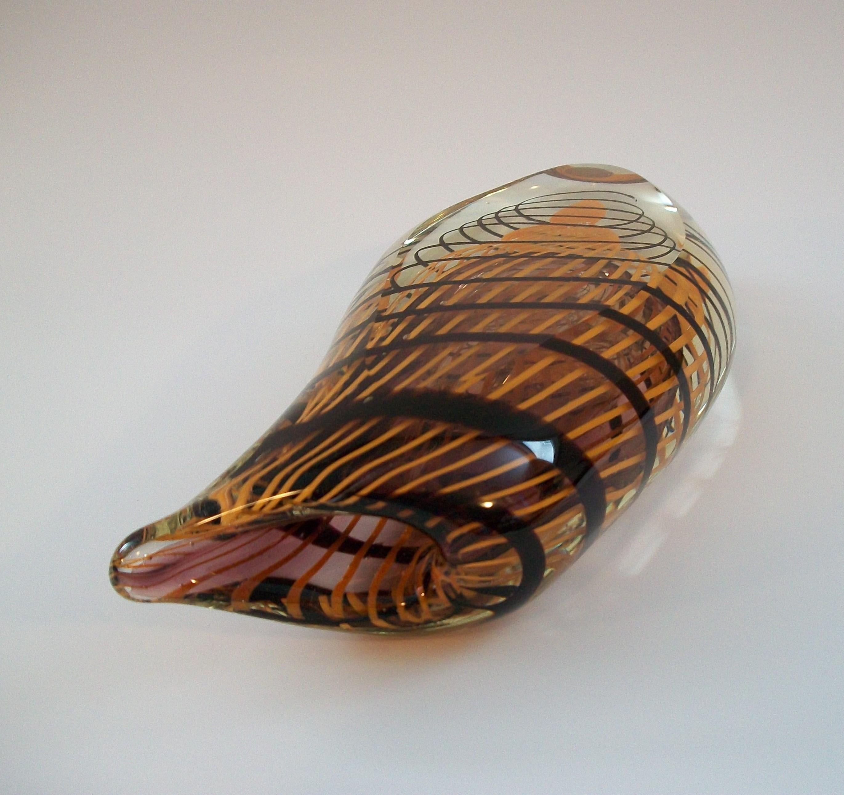STANISLAV LIBENSKY (Attributed) - Czech Art Glass Vase - Unsigned - Circa 1970's 4