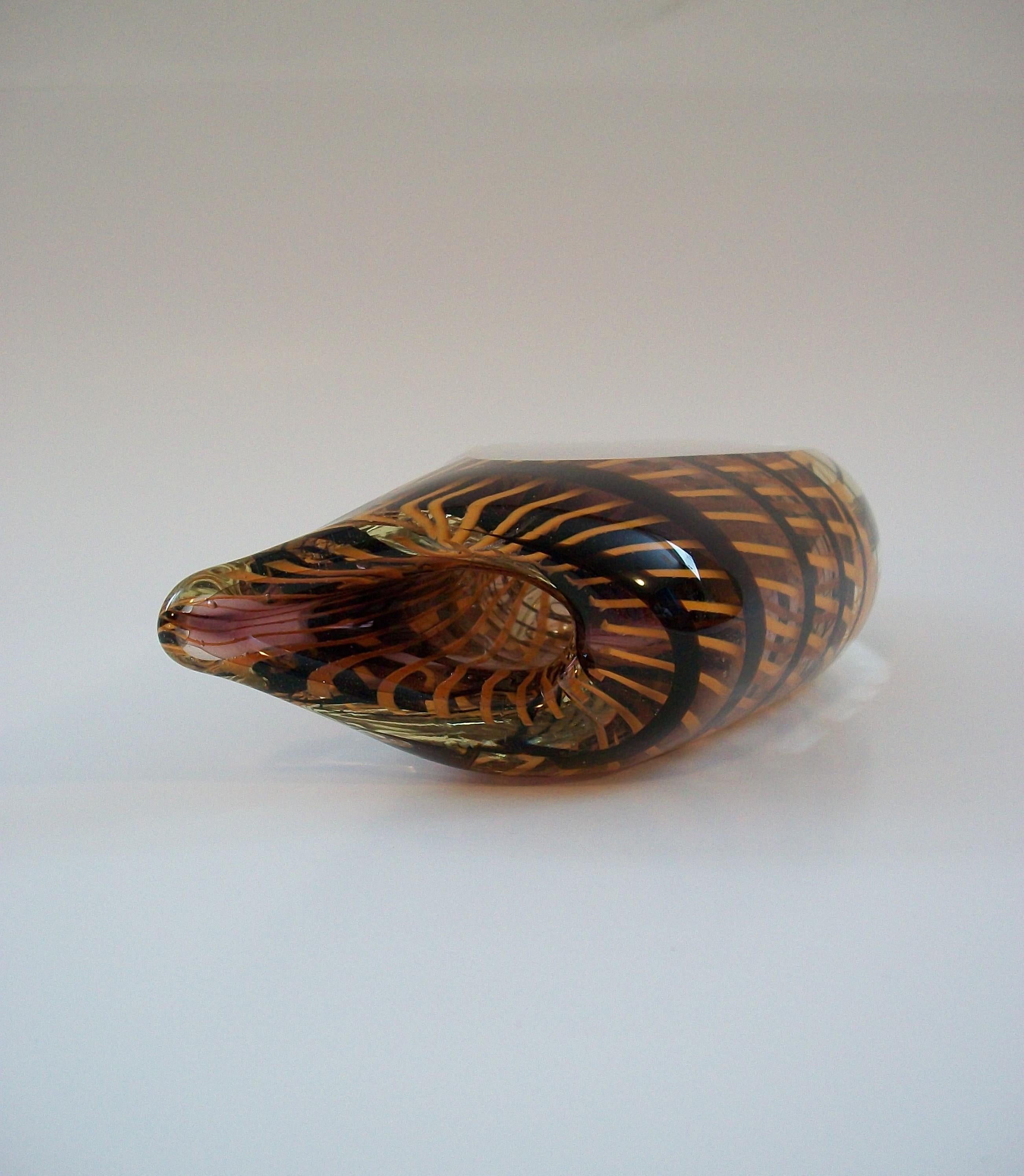 STANISLAV LIBENSKY (Attributed) - Czech Art Glass Vase - Unsigned - Circa 1970's 5