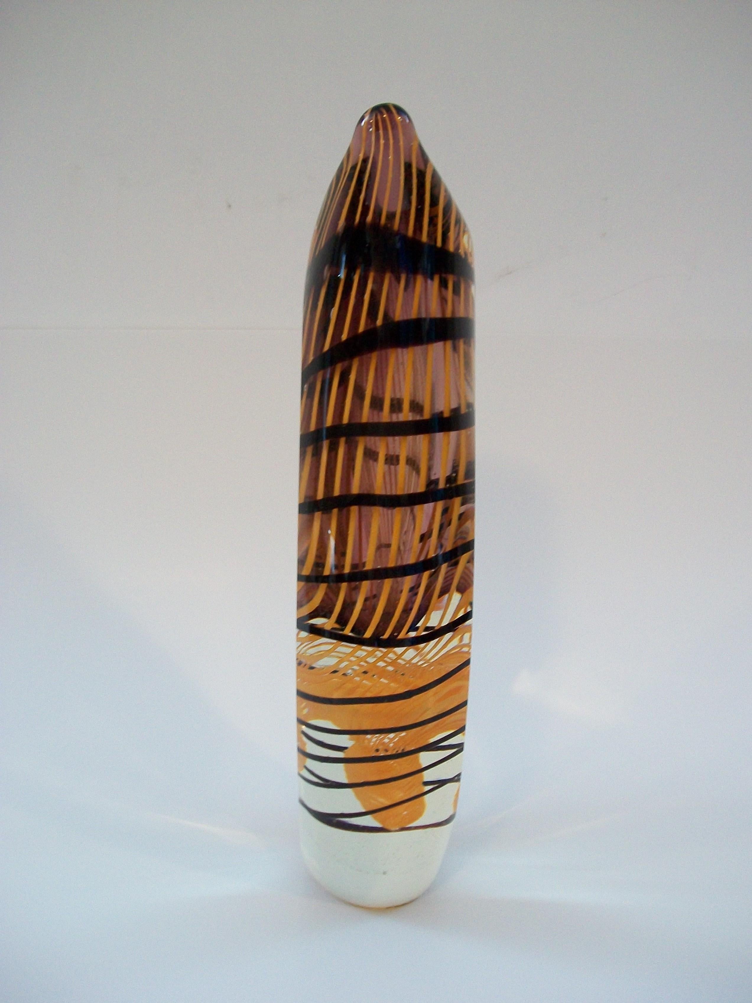 STANISLAV LIBENSKY (Attributed) - Czech Art Glass Vase - Unsigned - Circa 1970's 2