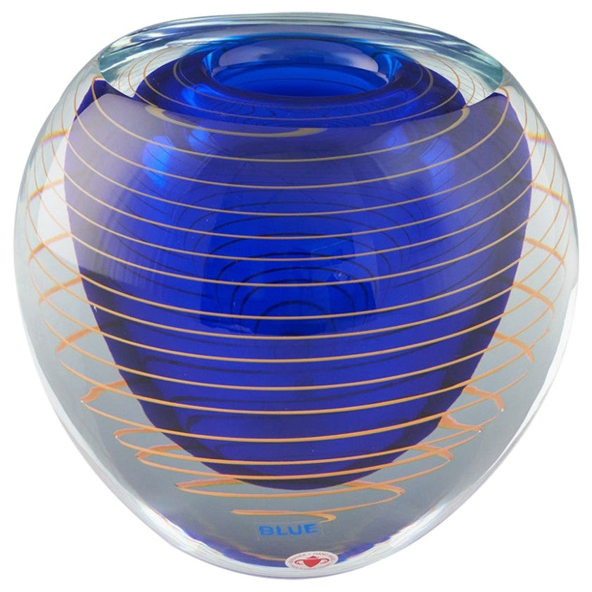 Vase Globe Stanislav Libesnsky pour Skrdlovice, vers 1975 en vente