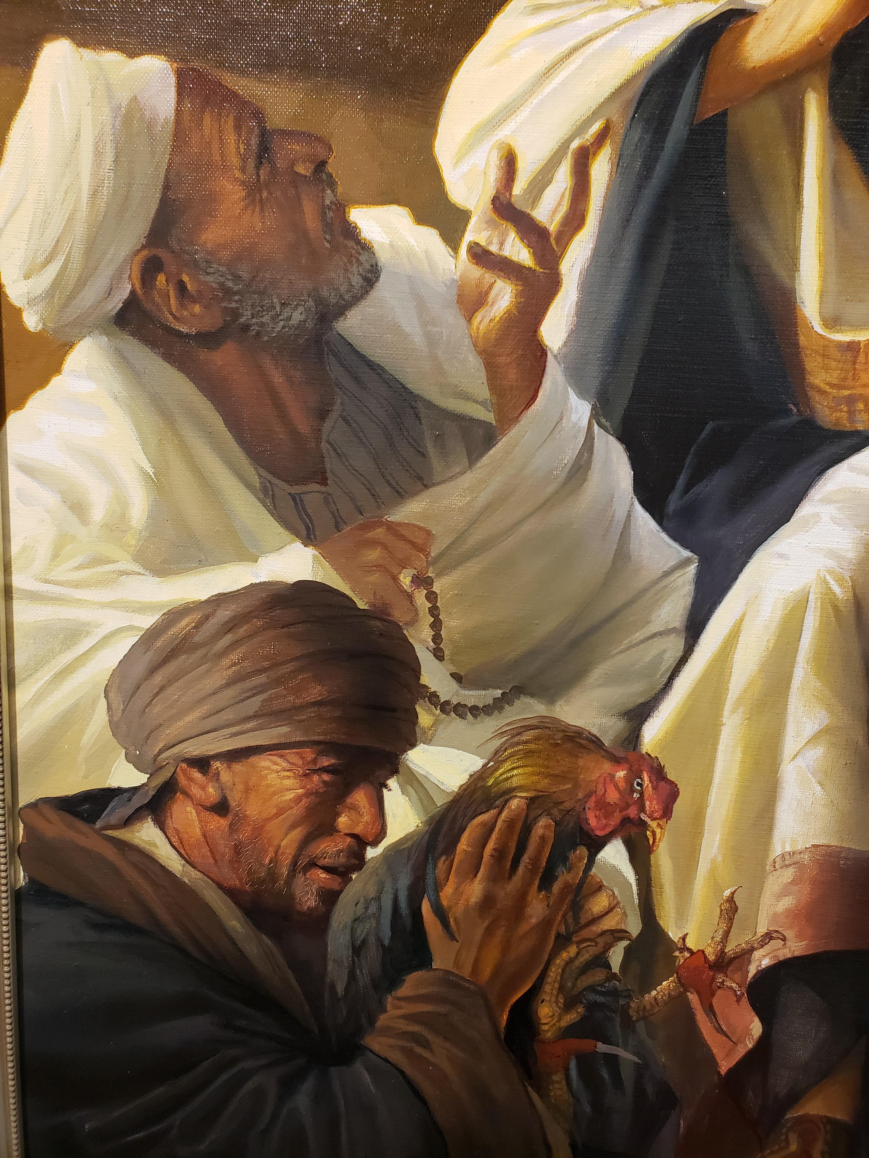 La lucha - Painting Realista de Stanislav Plutenko