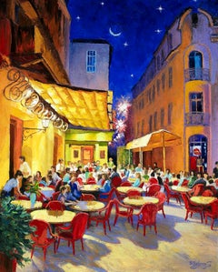 Cafe Van Gogh. Arles, France., Oil Painting