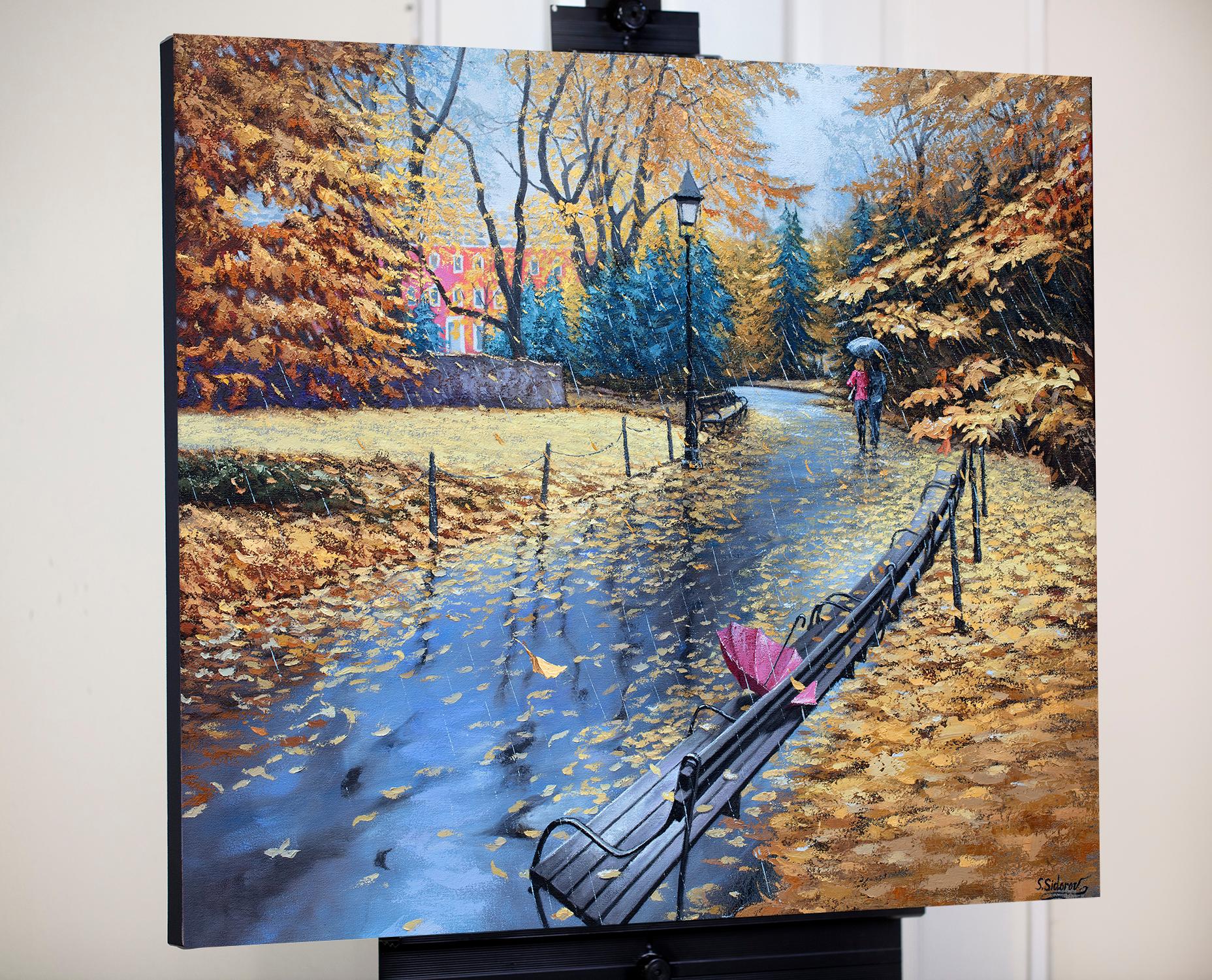 Música de la lluvia, Pintura al óleo - Art Realista de Stanislav Sidorov