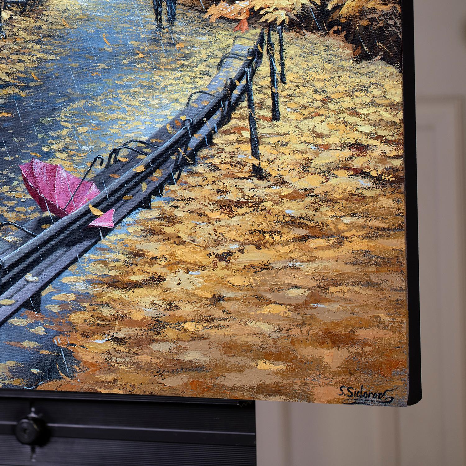 Música de la lluvia, Pintura al óleo en venta 1