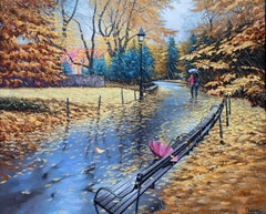 Music of the Rain, Oil Painting