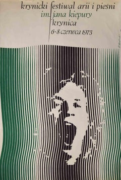 Krynica Festival - Offset Print by Stanislaw Kluczykowki - 1975