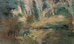 Reed - XXI century, Oil classical painting, Landscape, Realistic, Muted colors