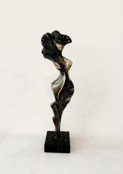 A lady - Contemporary bronze sculpture, Abstract & figurative, Polish art