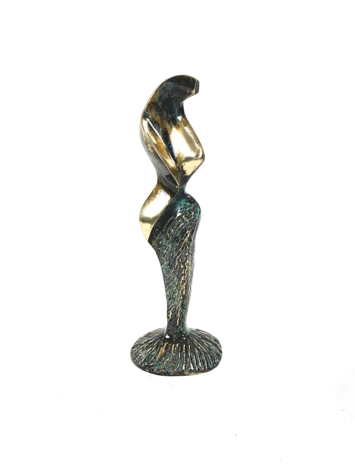 Dame VIII - XXI century Contemporary bronze sculpture, Abstract & figurative