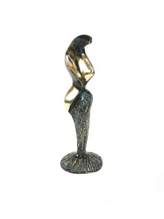 Sculpture en bronze contemporaine abstraite et figurative Dame VIII - XXIe siècle
