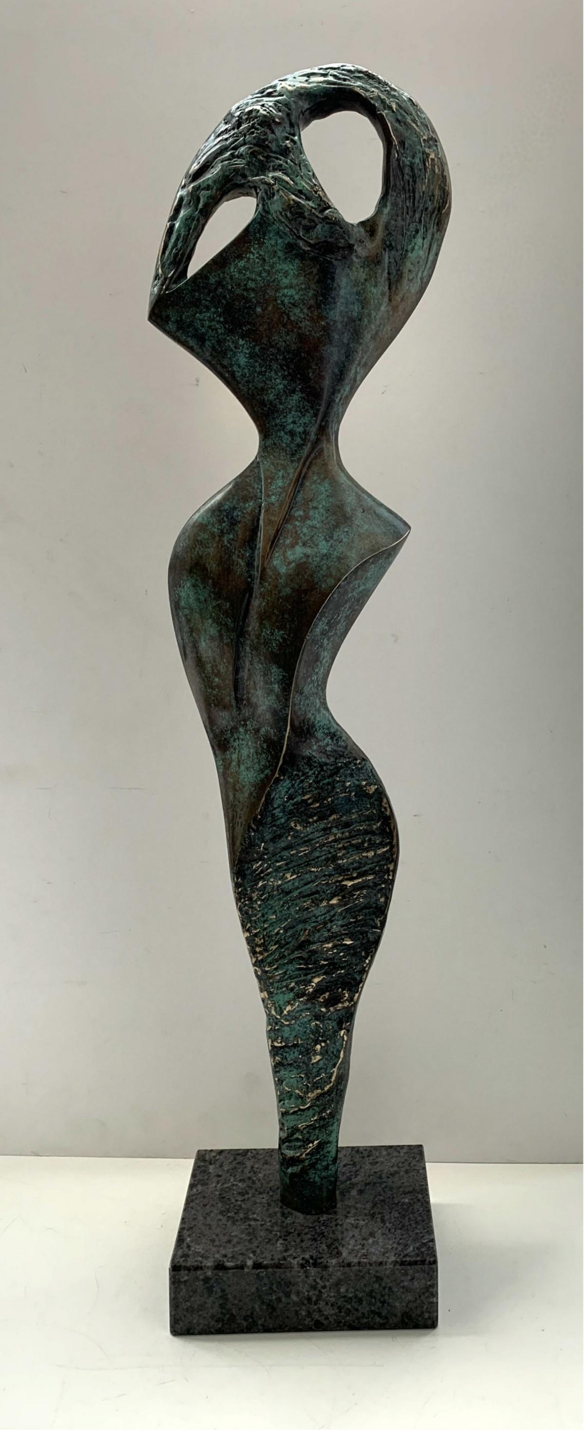 Muse - XXI century Contemporary bronze sculpture, Abstract & figurative 1