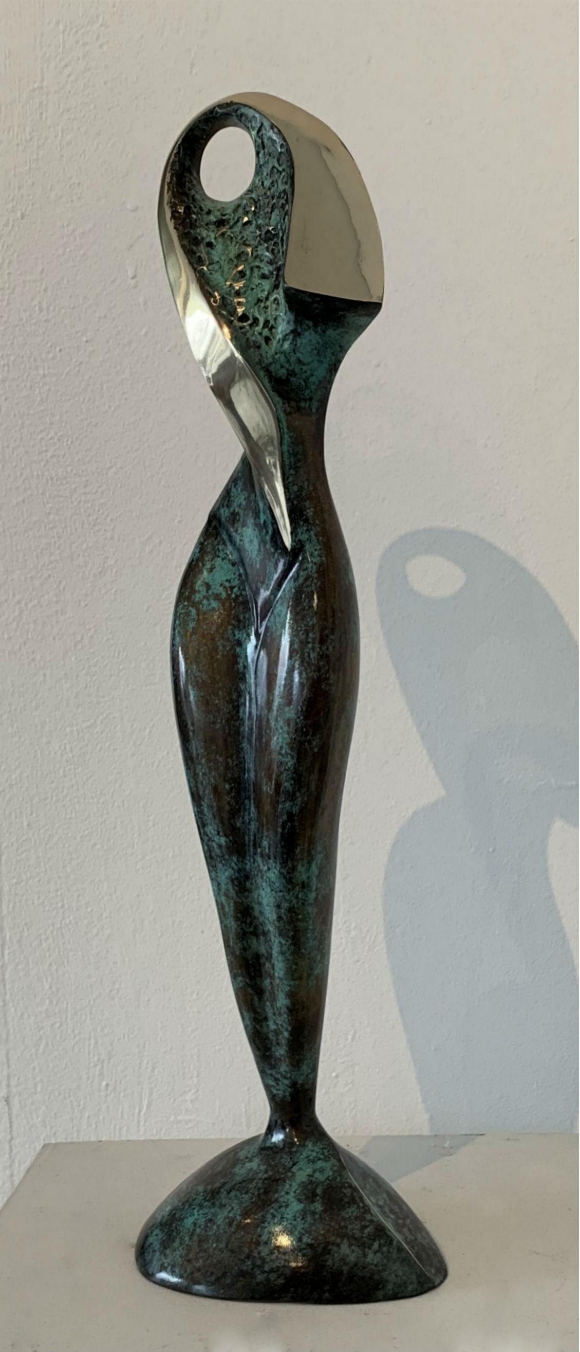 Muse - XXI century Contemporary bronze sculpture, Abstract & figurative 2
