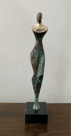 Nude – Zeitgenössische Bronzeskulptur des 21. Jahrhunderts, abstrakt und figurativ