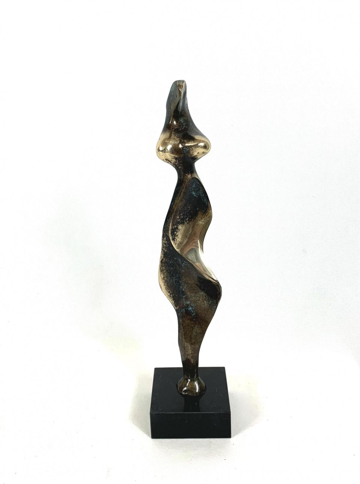 Stanisław Wysocki Abstract Sculpture - Nude - XXI century Contemporary bronze sculpture, Abstract & figurative