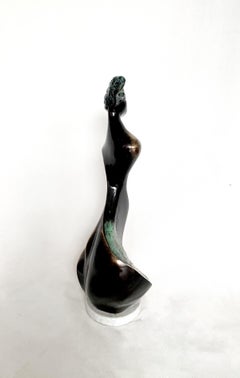 Venus - Escultura contemporánea en bronce, Abstracto y figurativo, Arte polaco