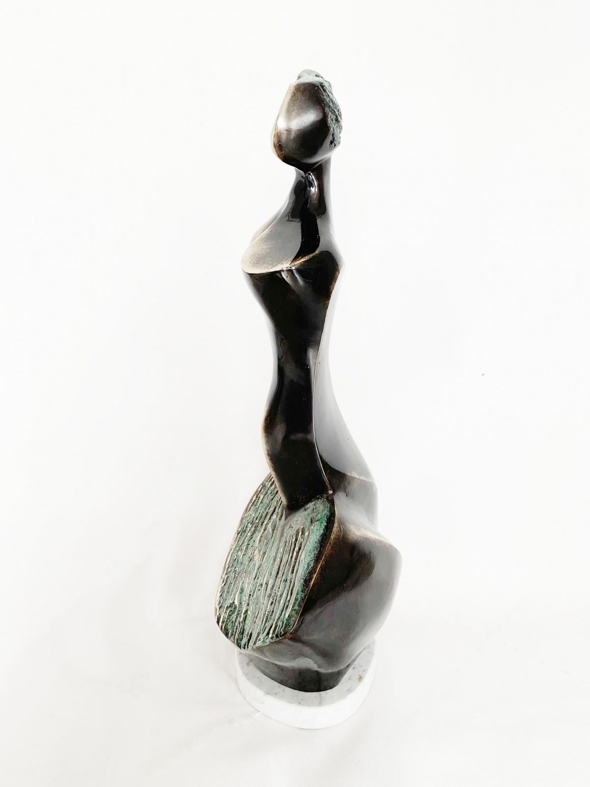 Venus - Escultura contemporánea en bronce, Abstracto y figurativo, Arte polaco en venta 1