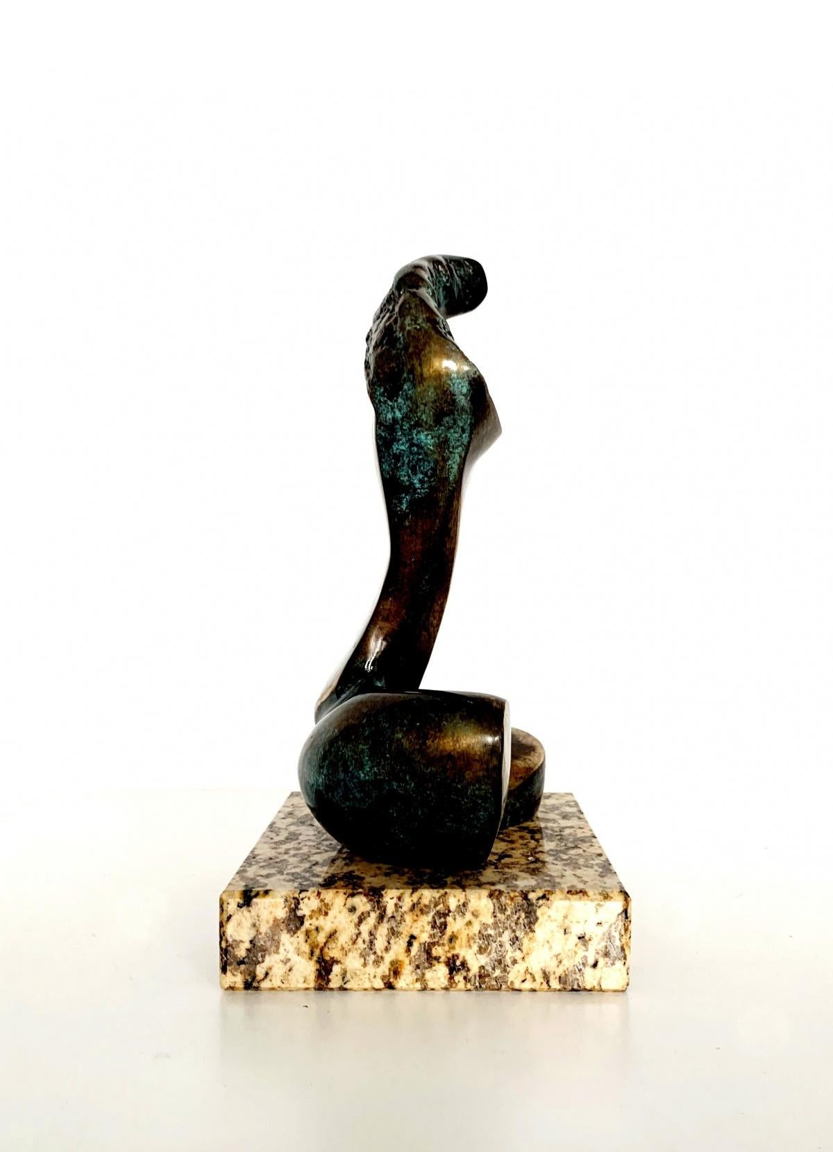 Woman - Contemporary bronze sculpture, Abstract & figurative, Polish art For Sale 1