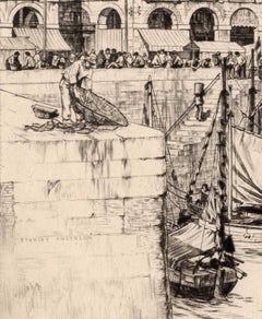 Les Arcades, Dieppe, Frankreich (die Bögen an der Küste einer Stadt in der Normandie)