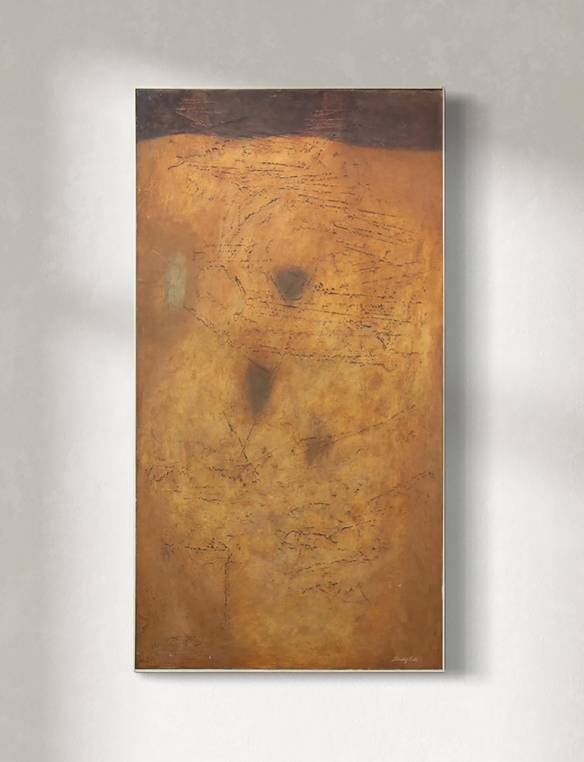 Abstract Painting di Stanley Bate - "Pittura astratta moderna "Aragon