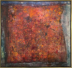 "Buried Treasure," 1960s Modern Abstract Painting