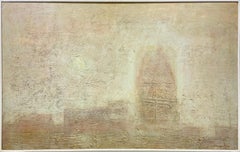 Vintage "Cathedral, " 1960s Modern Abstract Painting