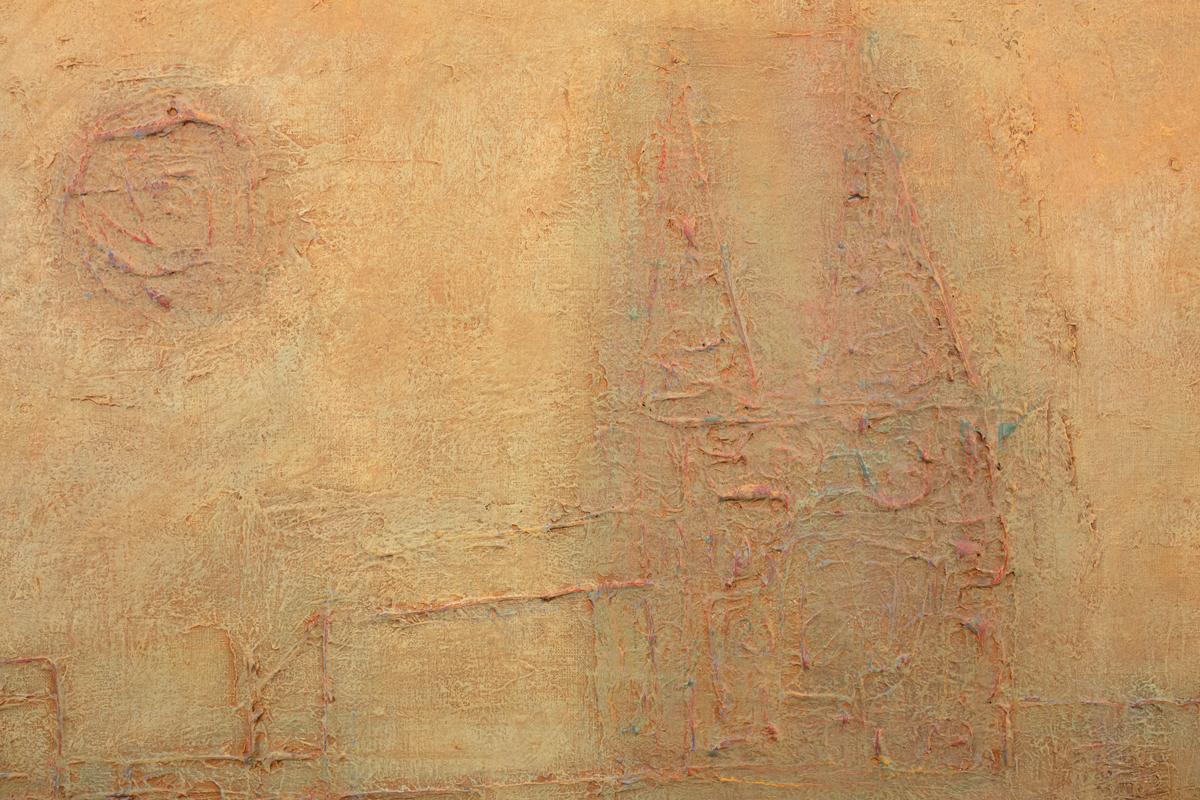 Peinture abstraite moderne de la cathédrale n°79 en vente 1