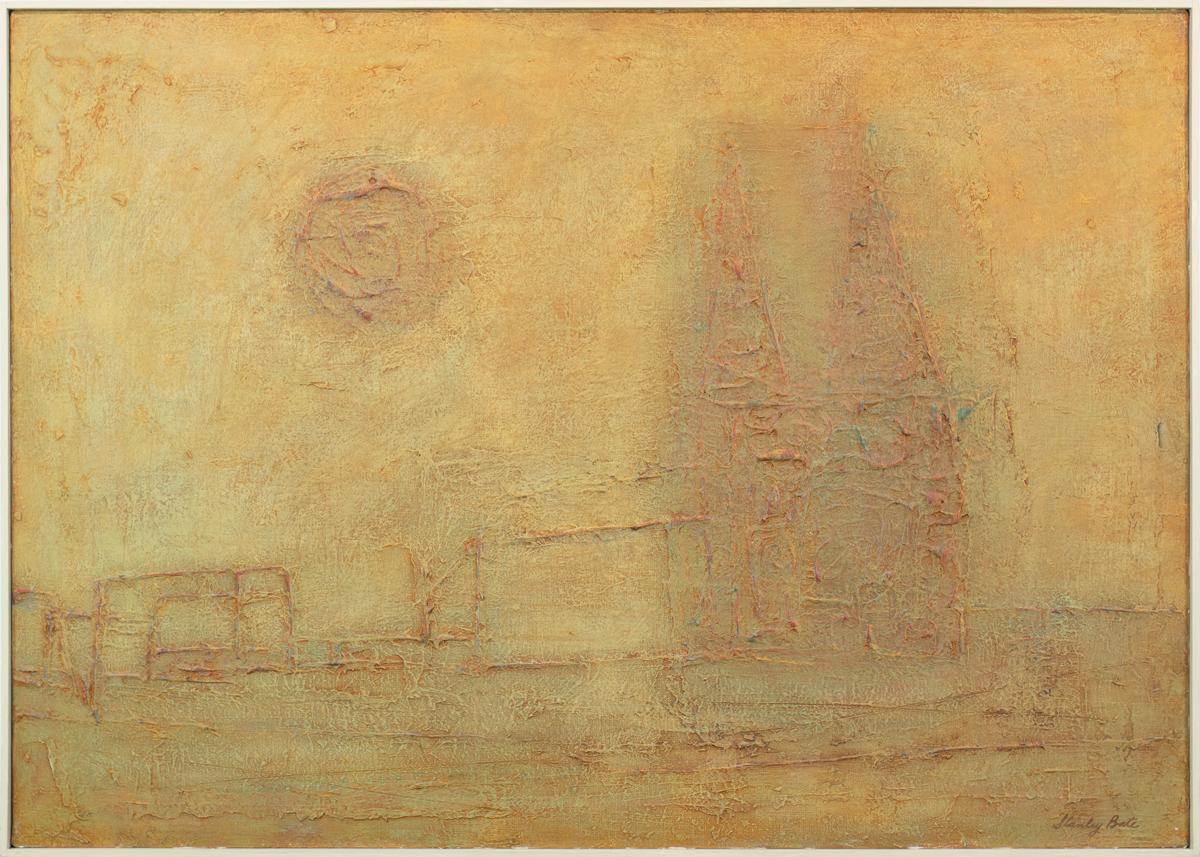 Peinture abstraite moderne de la cathédrale n°79 en vente 2