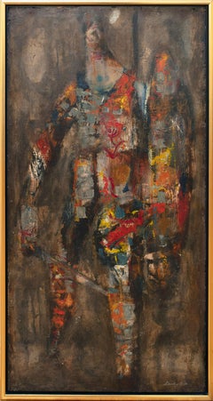 "Centurion," 1960s Modern Abstract Painting