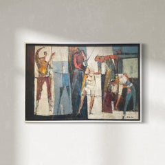 "Entr' Acte", pintura abstracta moderna de los años 60