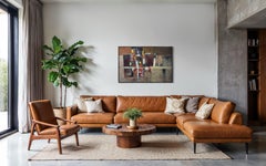 "Exodus, " 1960s Modern Abstract Painting