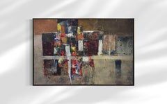 "Esodo", pittura astratta moderna degli anni
60