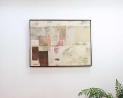 "Great Wall, " 1970s Modern Abstract Painting